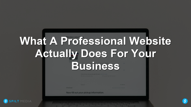 What A Professional Website Actually Does For Your Business