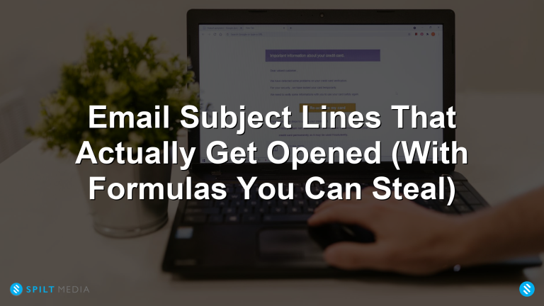 Email Subject Lines That Actually Get Opened (With Formulas You Can Steal)