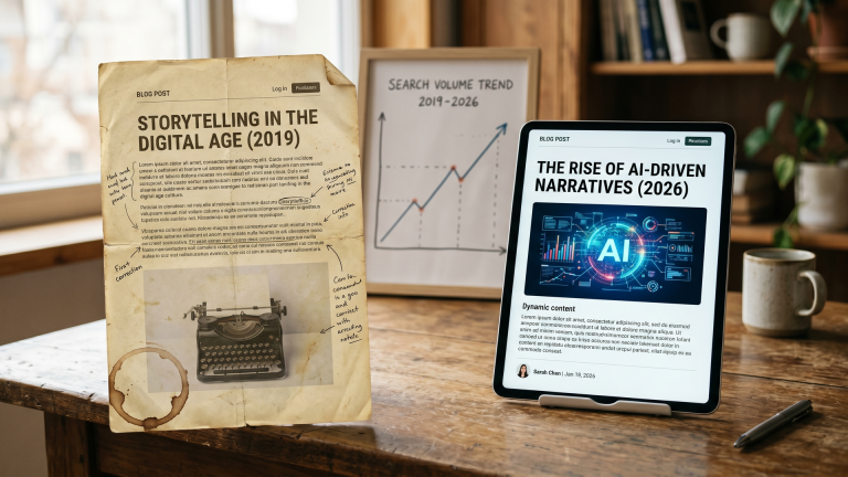 Why Do Older Blog Posts Still Outrank New AI Articles?